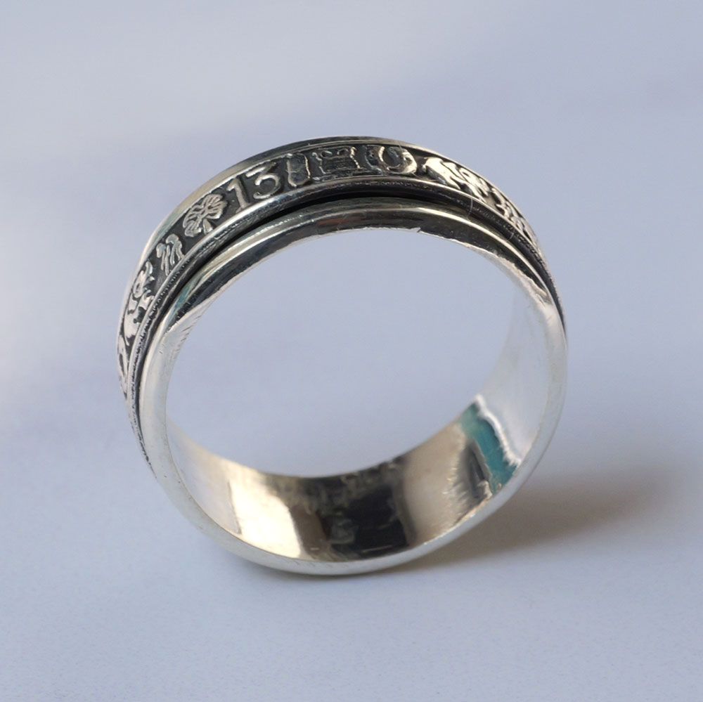 回転式シルバーリング 10