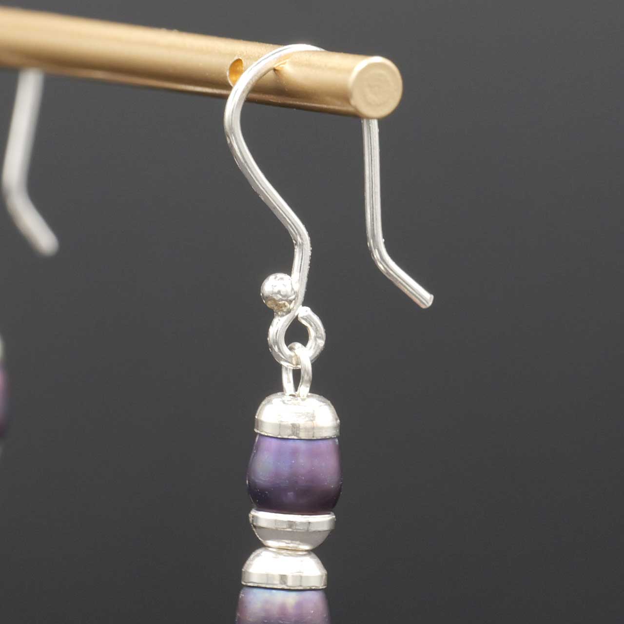 シルバーピアス　真珠 5