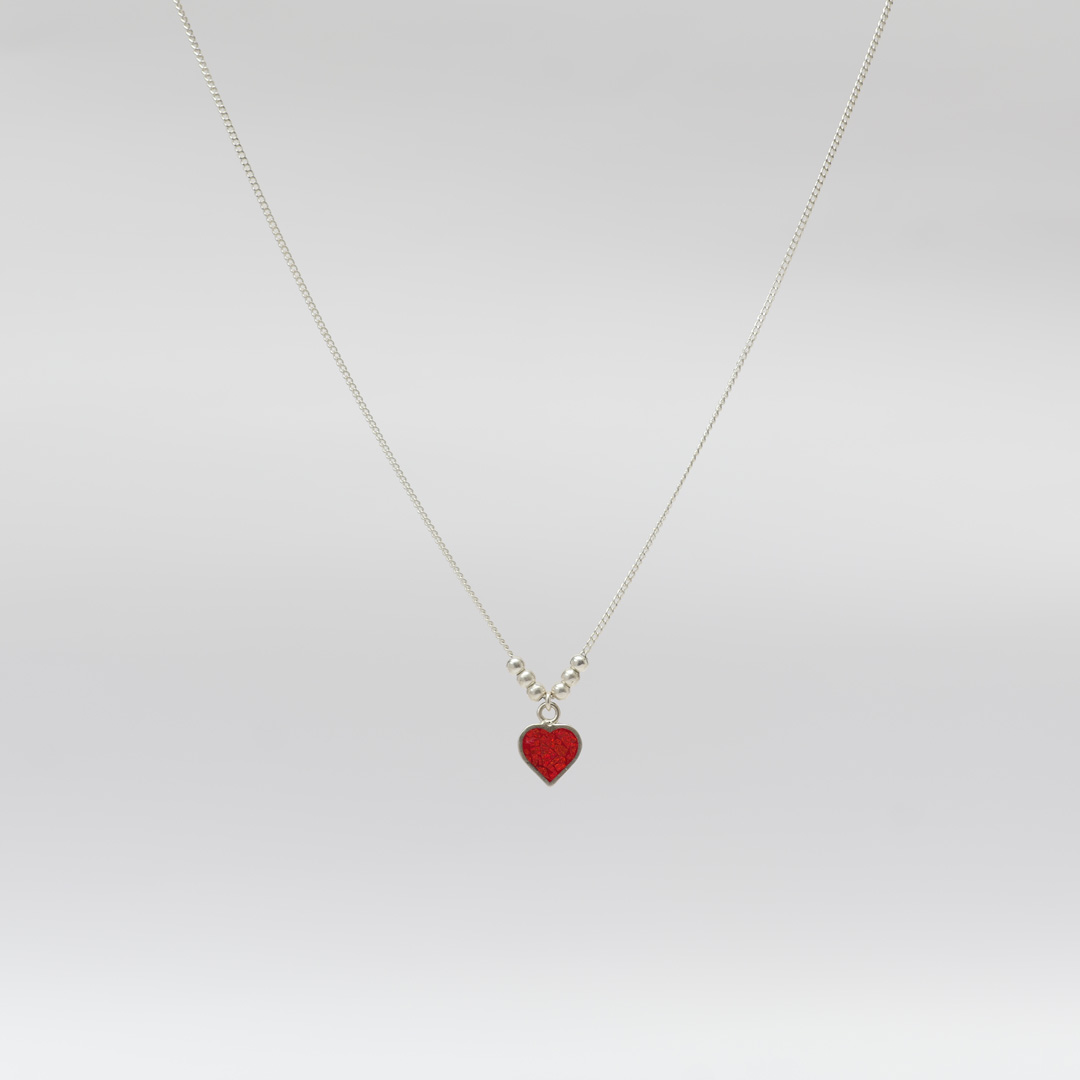 シルバーネックレス メキシコ産オパール使用 2