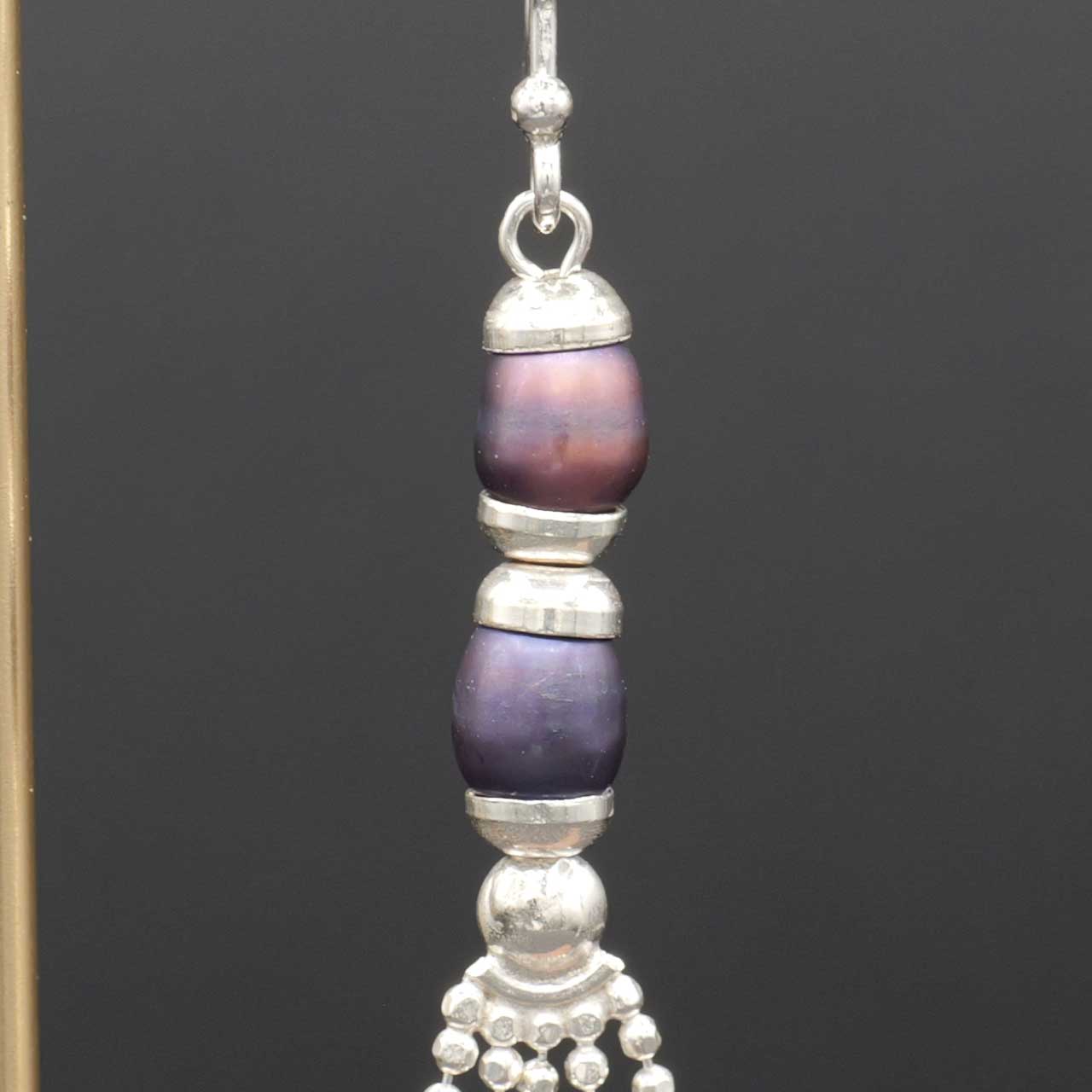 シルバーピアス　真珠 2