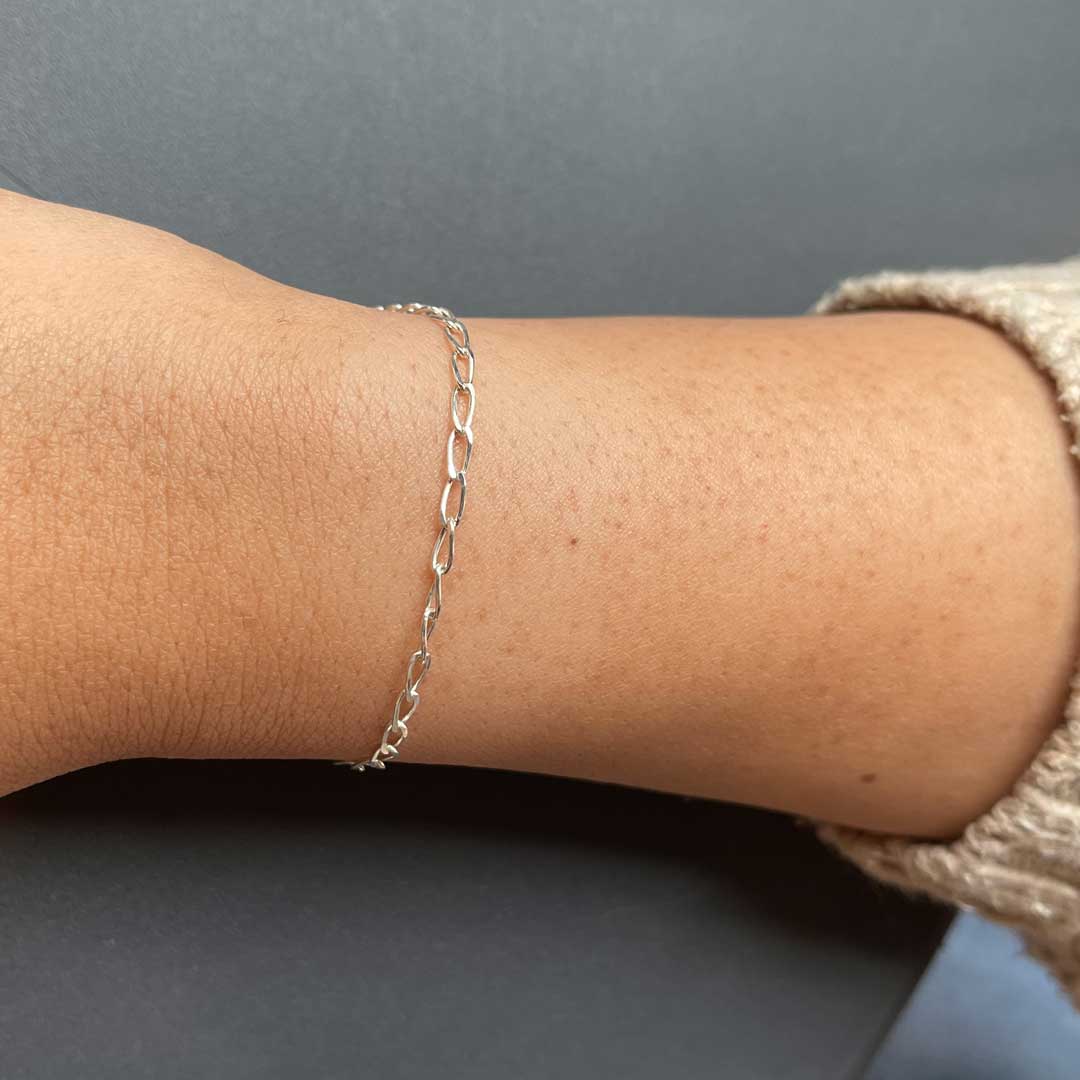 シルバーブレスレット 　17cm 3