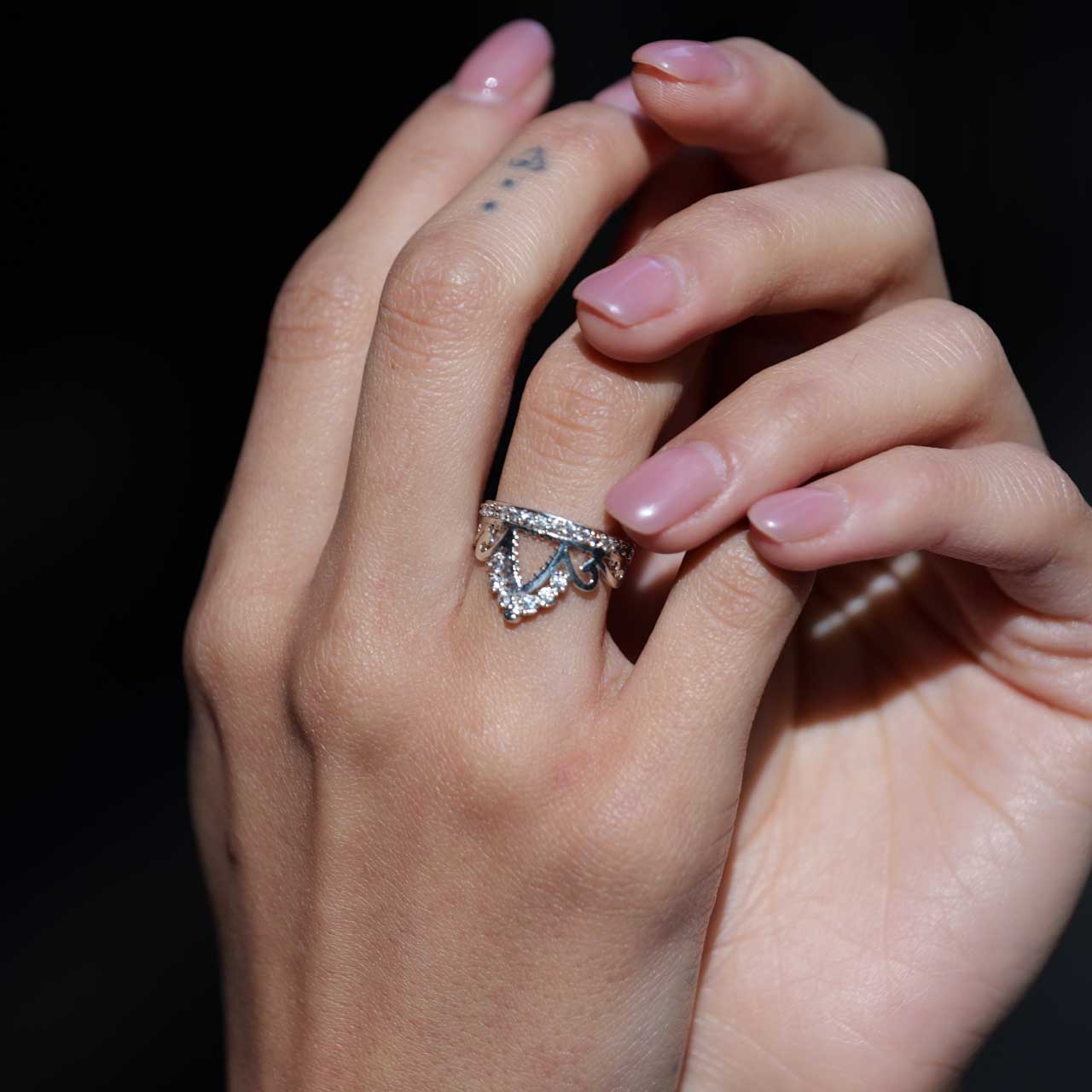 シルバーリング　王冠 2