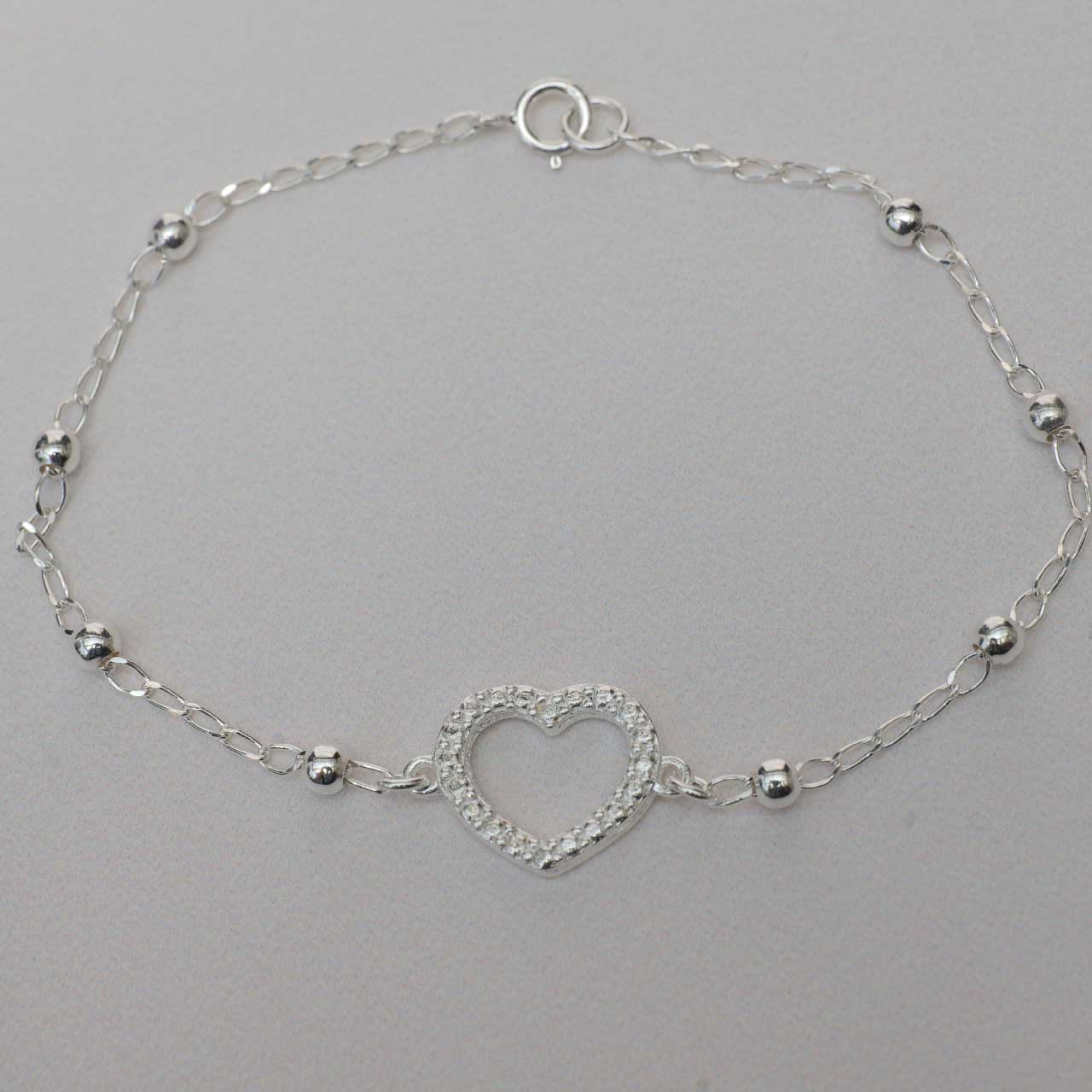 ブレスレット　シルバー925 ハート