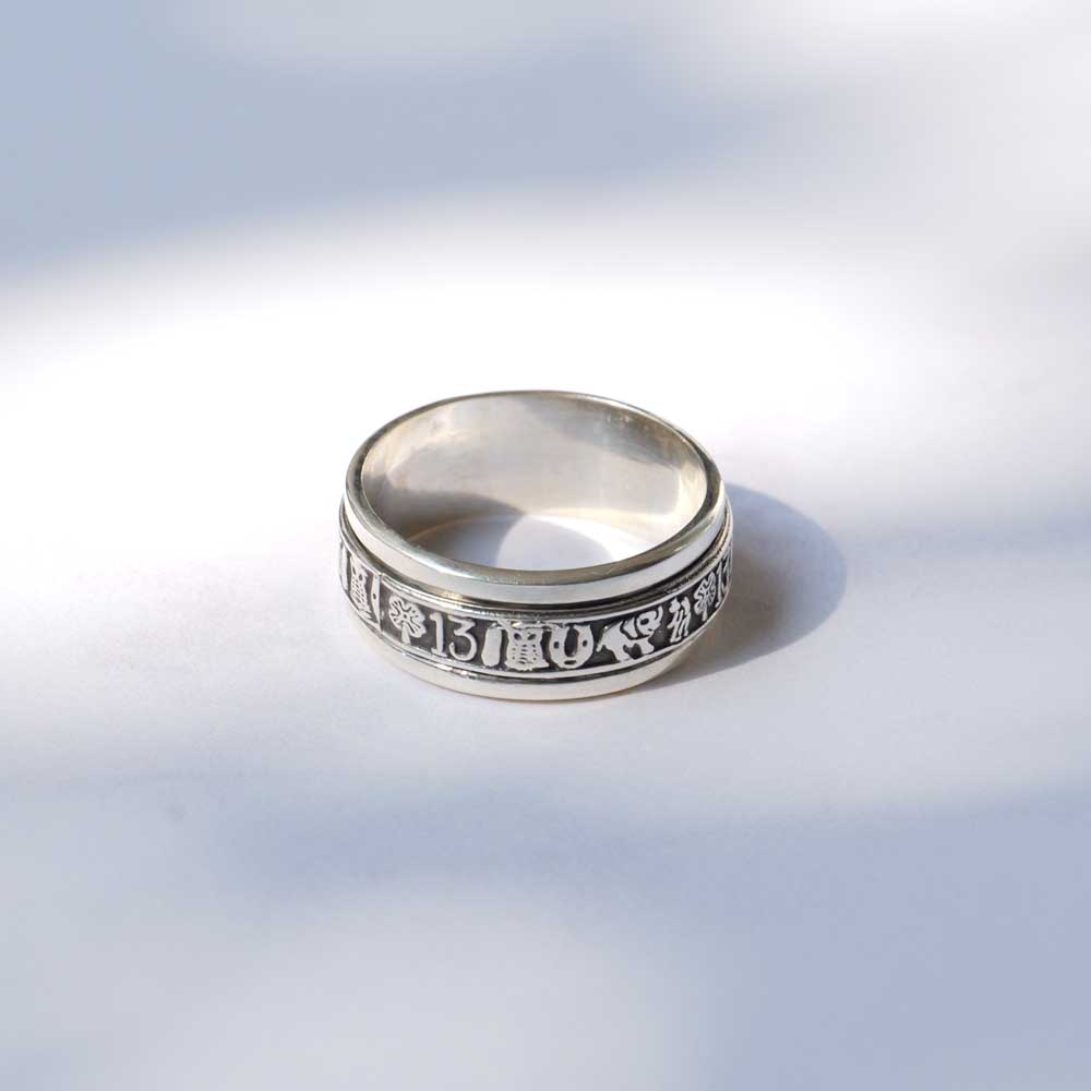 回転式シルバーリング 2