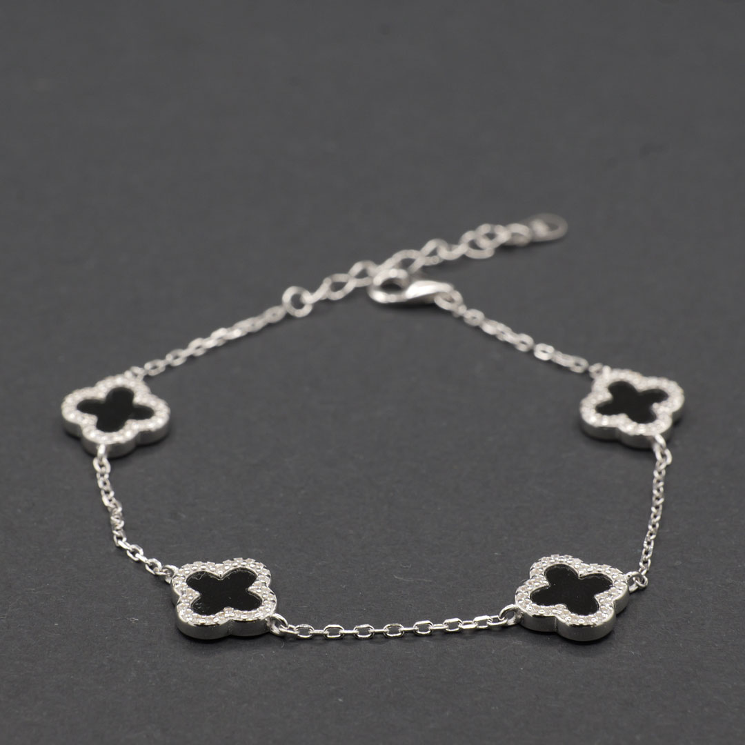 シルバーブレスレット　長さ調節可能 3