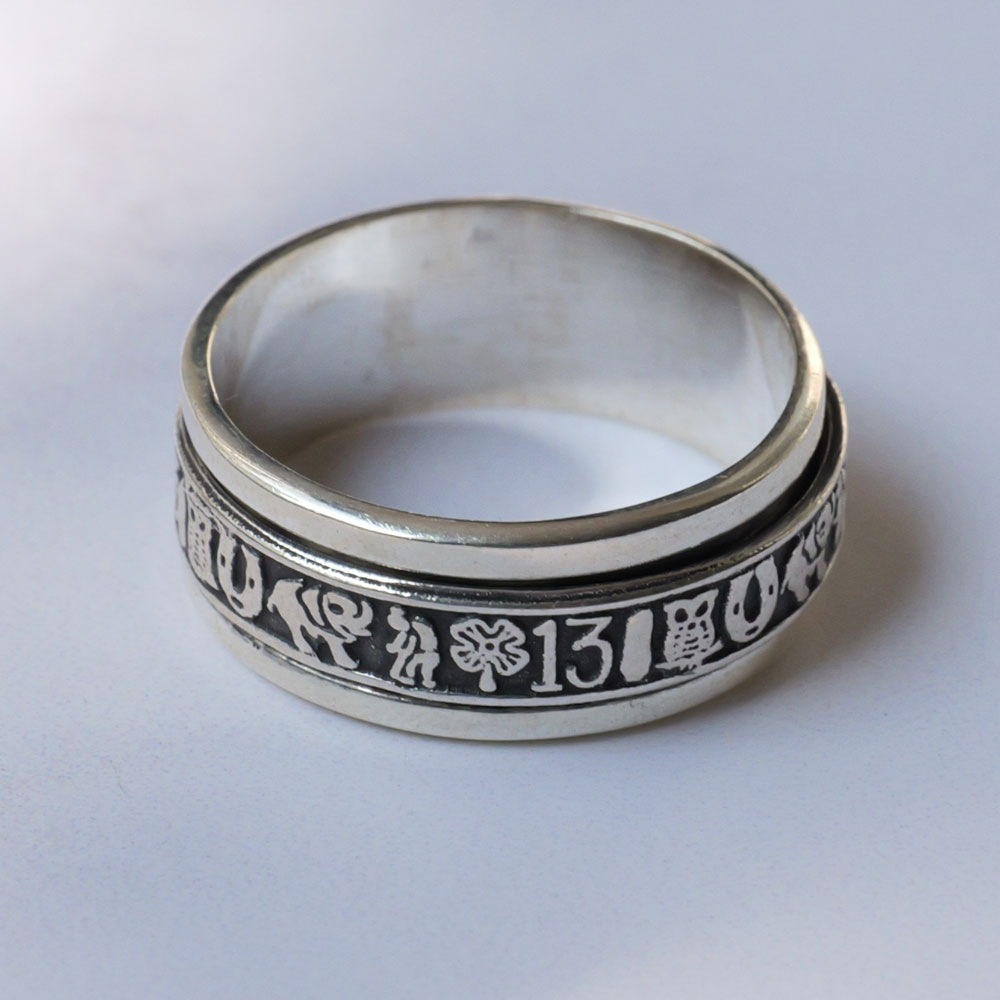 回転式シルバーリング 9