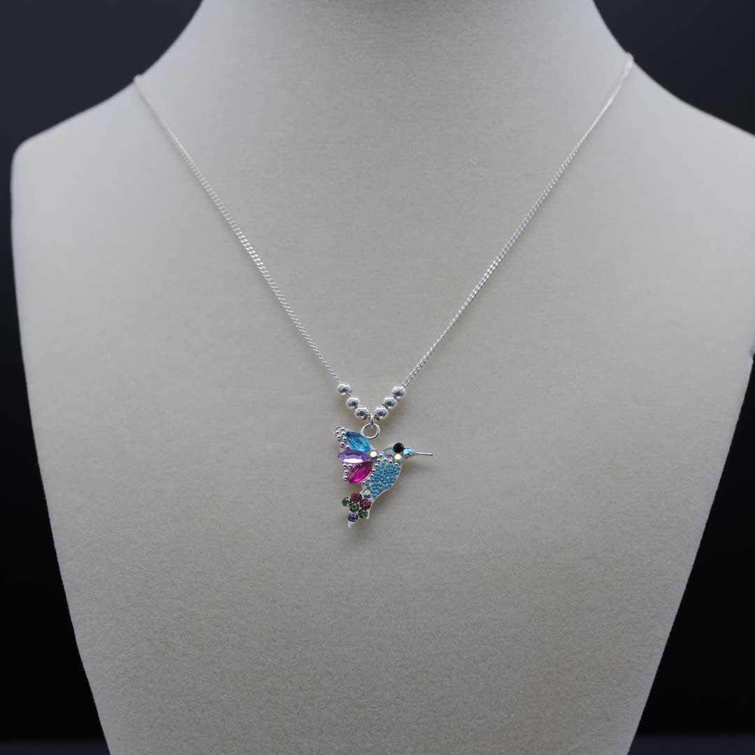 シルバーネックレス　幸運を呼ぶハチドリ　シルバー925 3