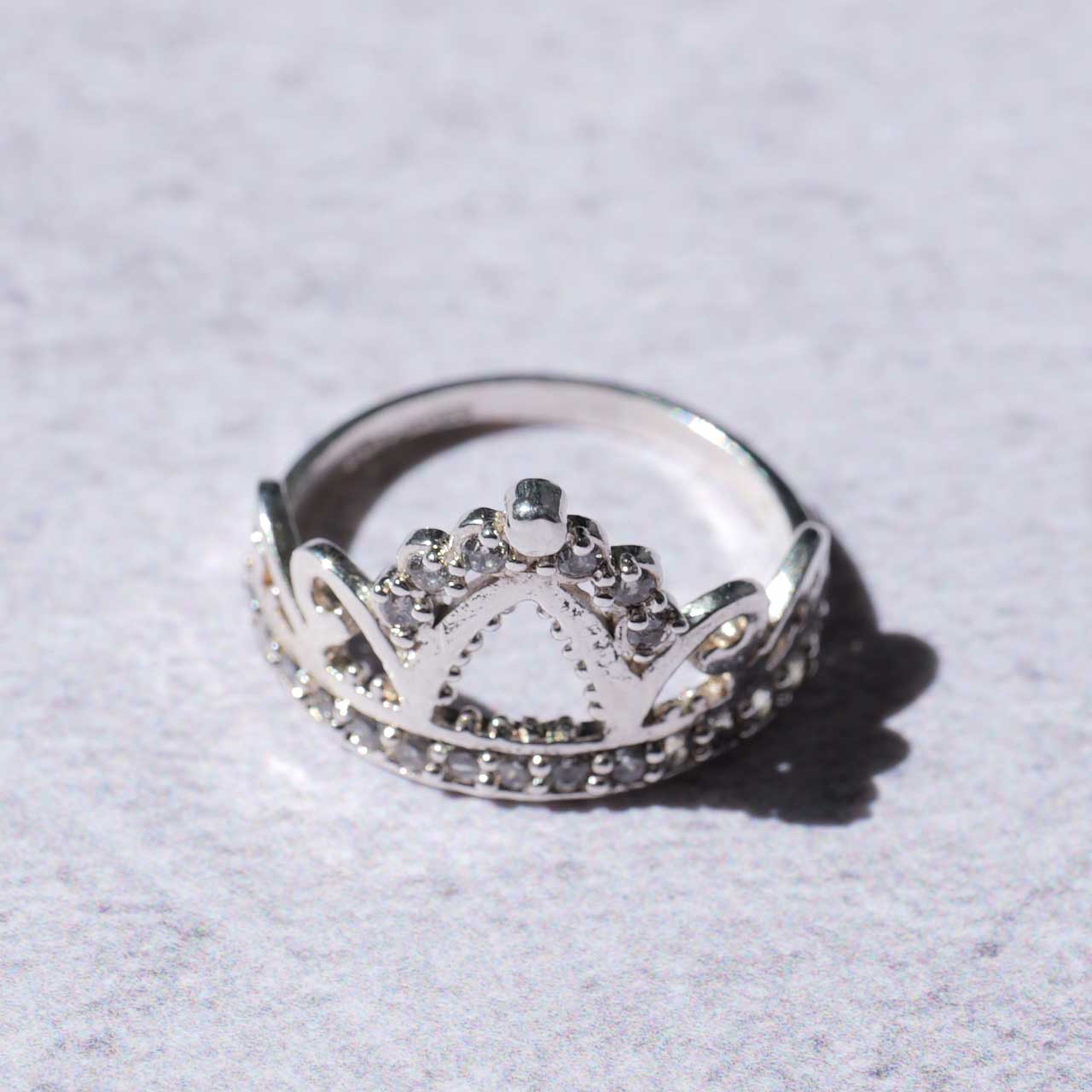 シルバーリング　王冠 6