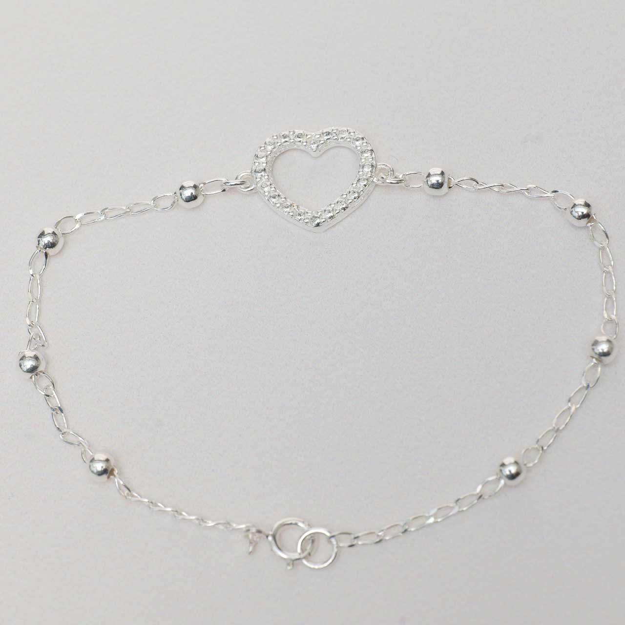 ブレスレット　シルバー925 ハート 2