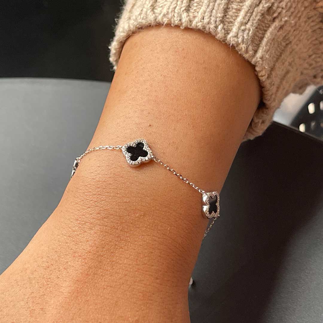 シルバーブレスレット　長さ調節可能 6