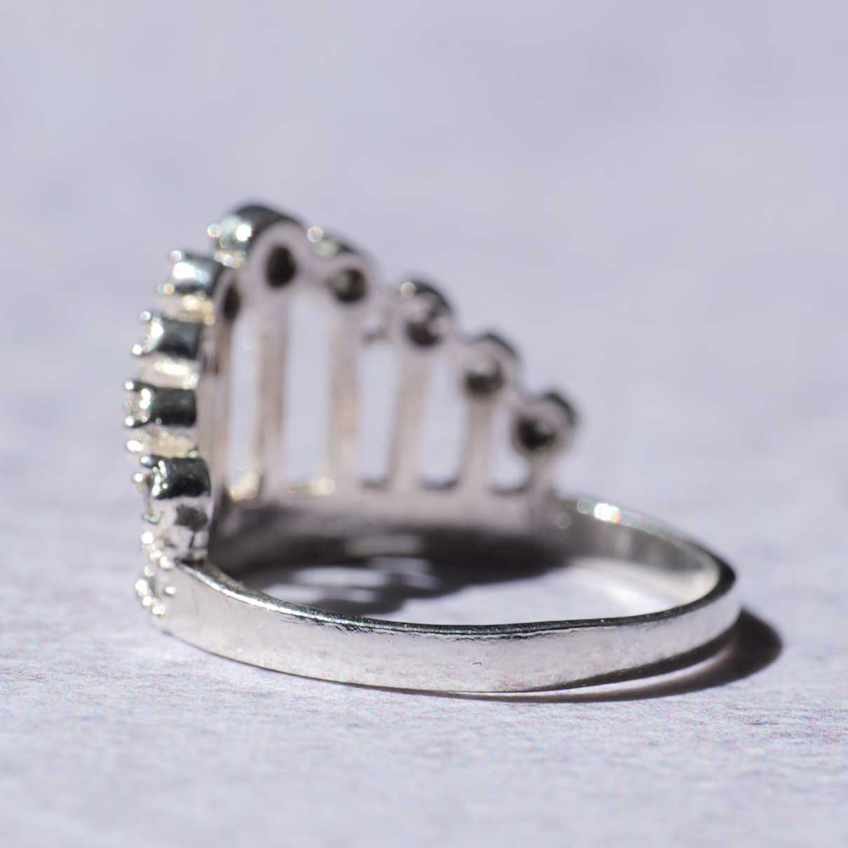 シルバーリング　王冠 2