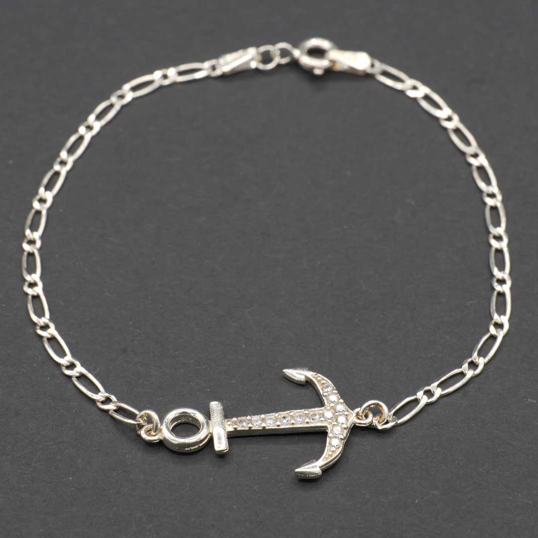 ブレスレット　シルバー925 錨 2