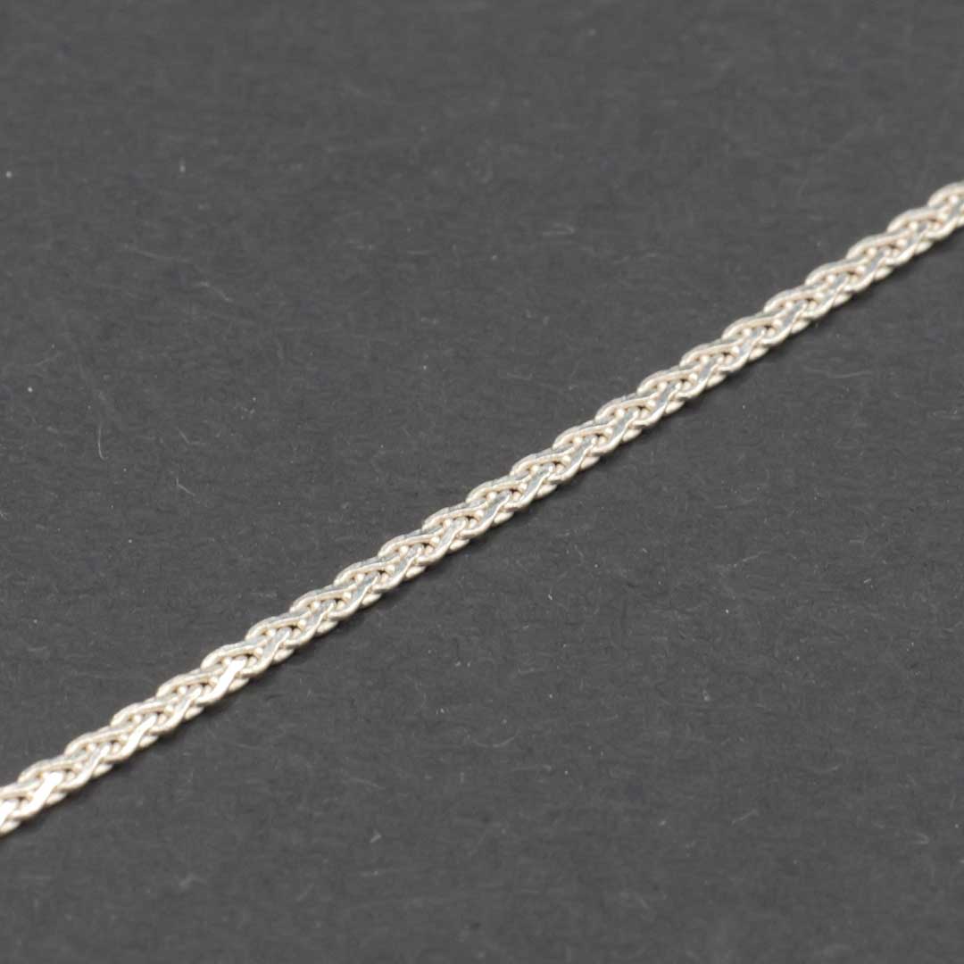 シルバーブレスレット 19cm ミラーチェーン 4