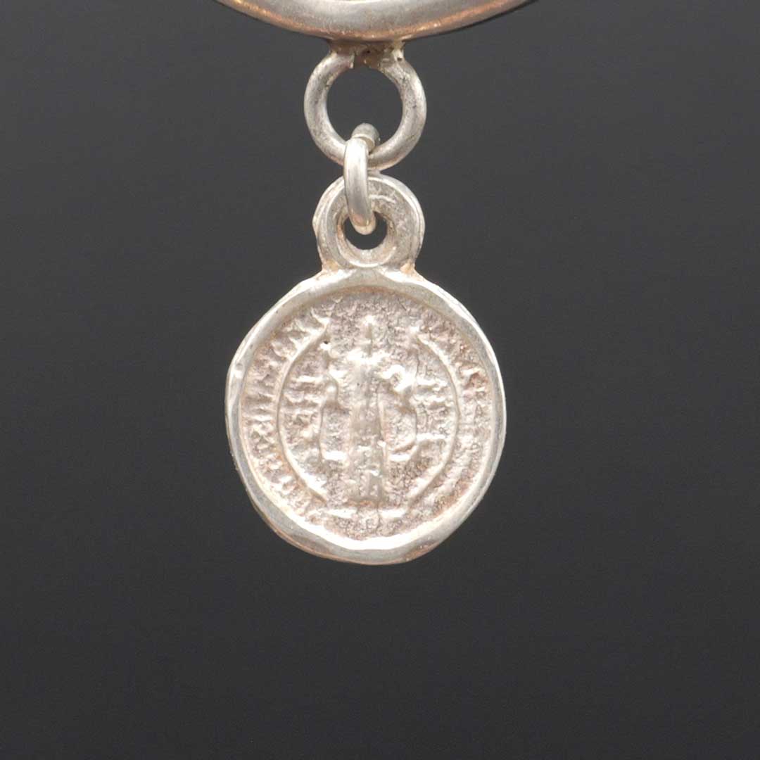 シルバー925と木を使用したピアス 3