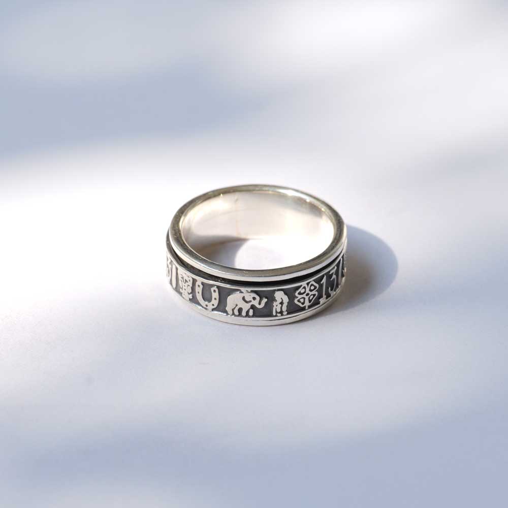 回転式シルバーリング 3