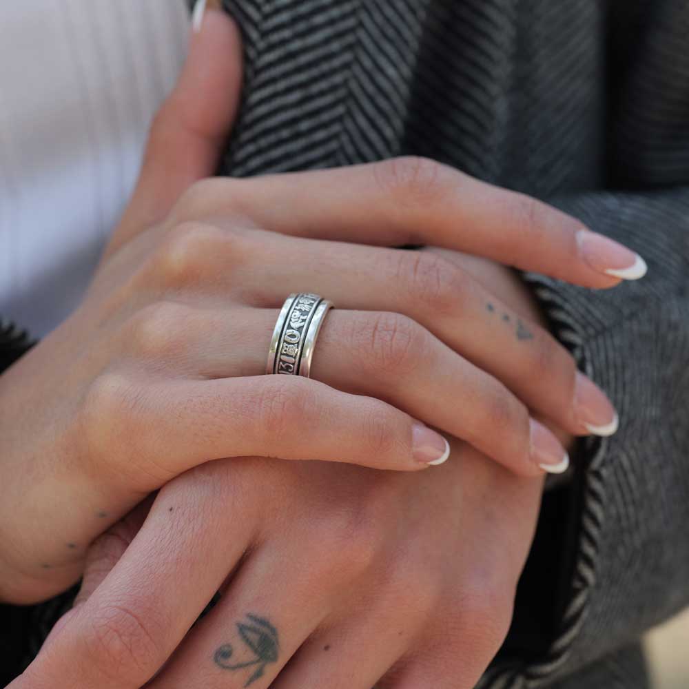 回転式シルバーリング 12