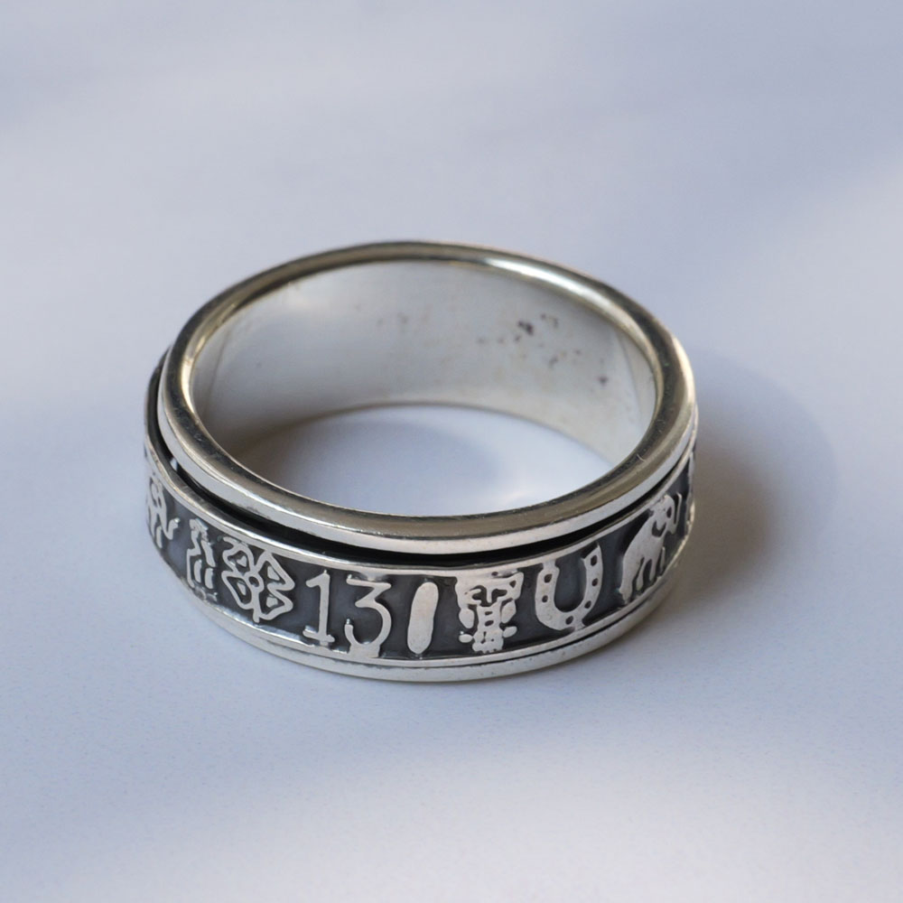 回転式シルバーリング