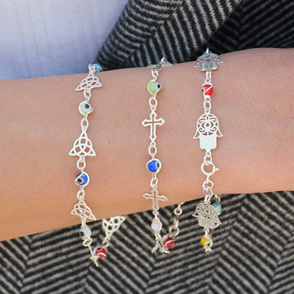 十字架のブレスレット　シルバー925 3