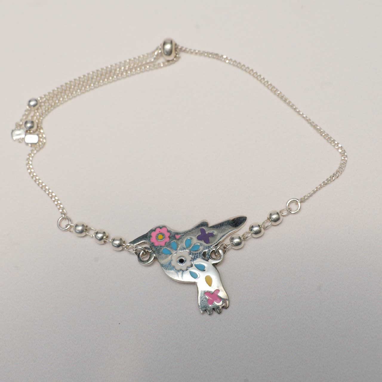 ハチドリのブレスレット　シルバー925