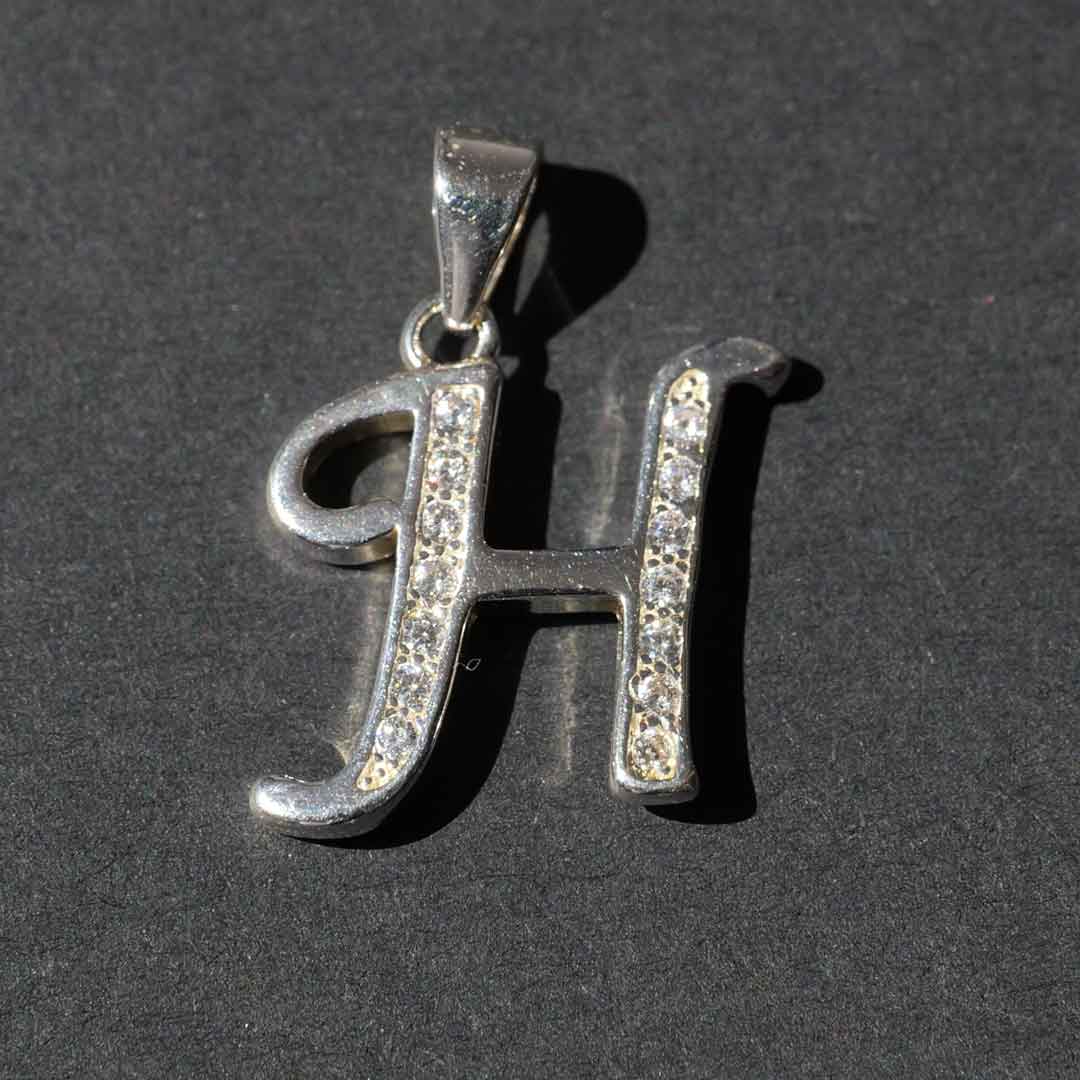 シルバー　チャーム　H